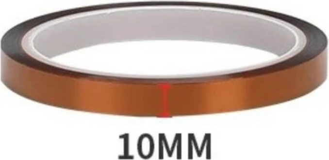 Kapton Bant. Isıya Dayanıklı Termal Bant. Isı Yalıtım Bandı 10MM