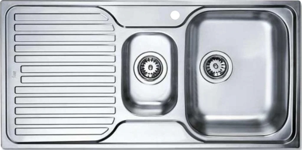 Princess 60 B Paslanmaz Çelik Sol Damlalıklı Mutfak Evyesi