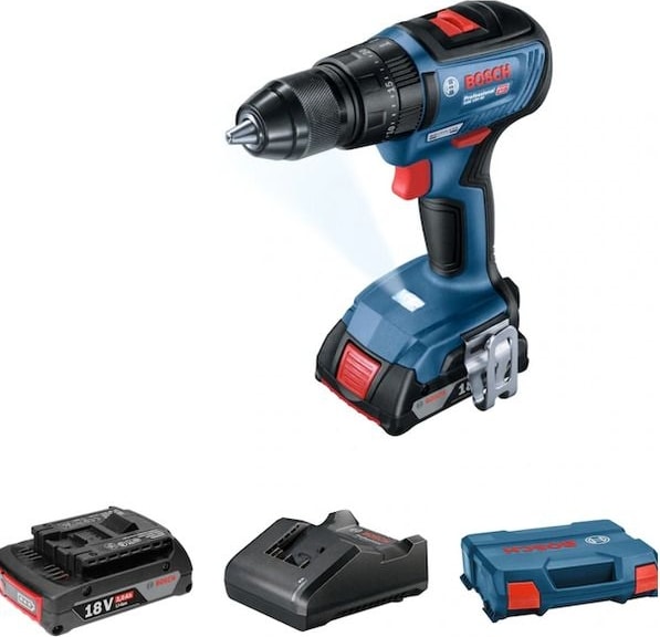 BOSCH GSB18V50 Çift Batarya (5+5batarya)Ah