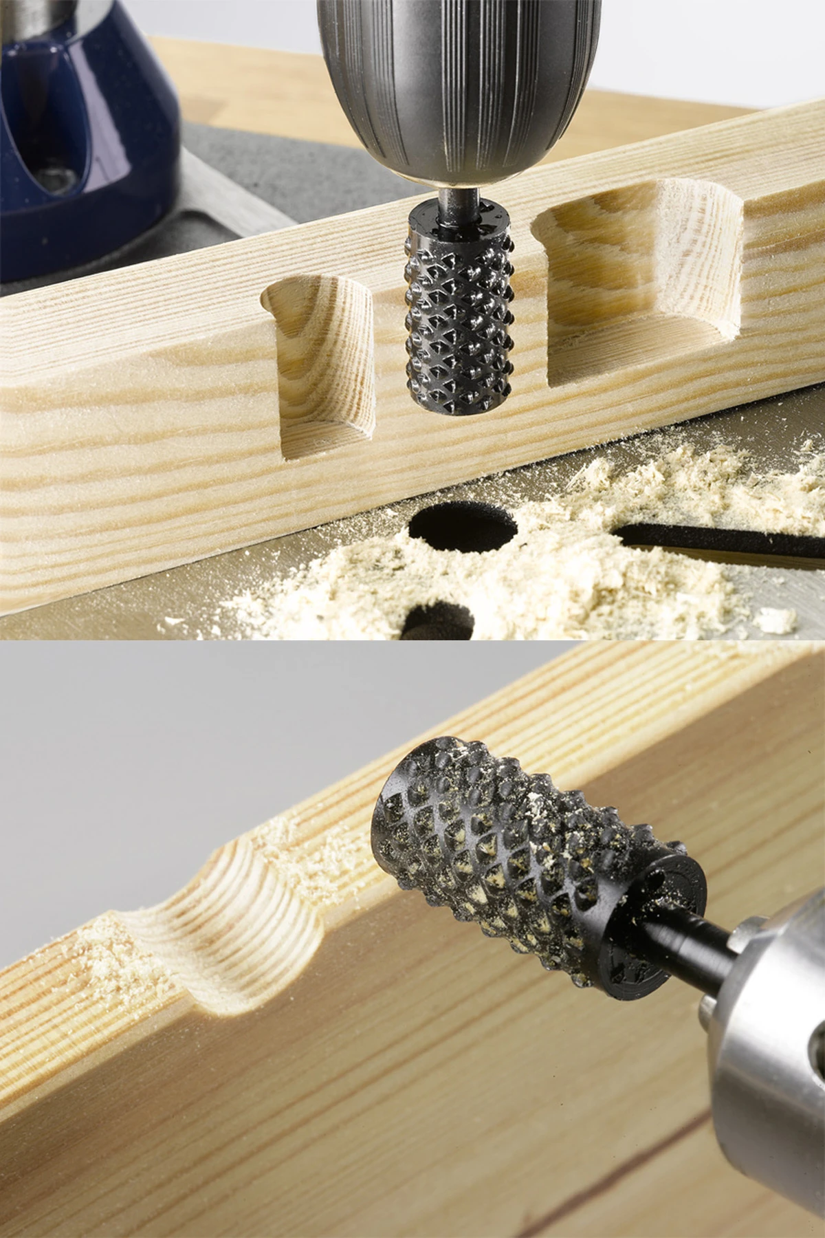 Raspalama Seti 3 Parça Ağaç Törpü Set Matkap Ucuna Takılan Törpü CE121