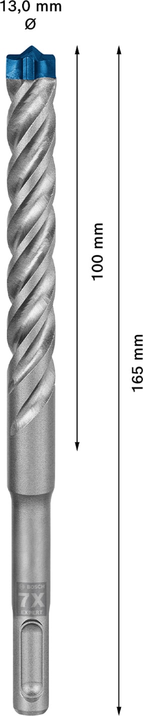 BOSCH Expert Sds Plus-7x Kırıcı Delici Delme Ucu 13 x 100 x 165 mm
