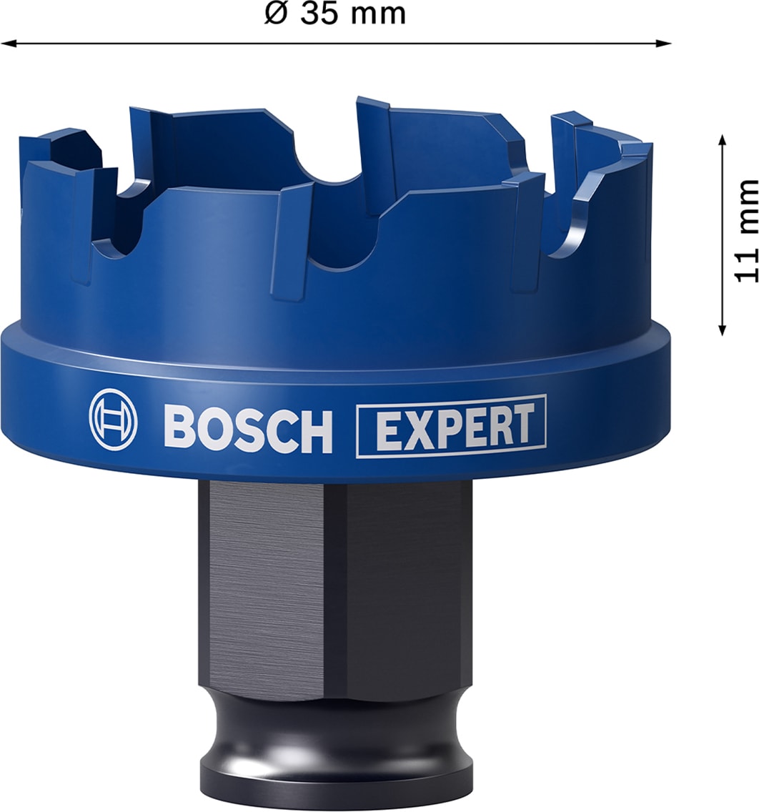 BOSCH Expert Sheet Metal Delik Açma Testeresi 35 x 5 mm