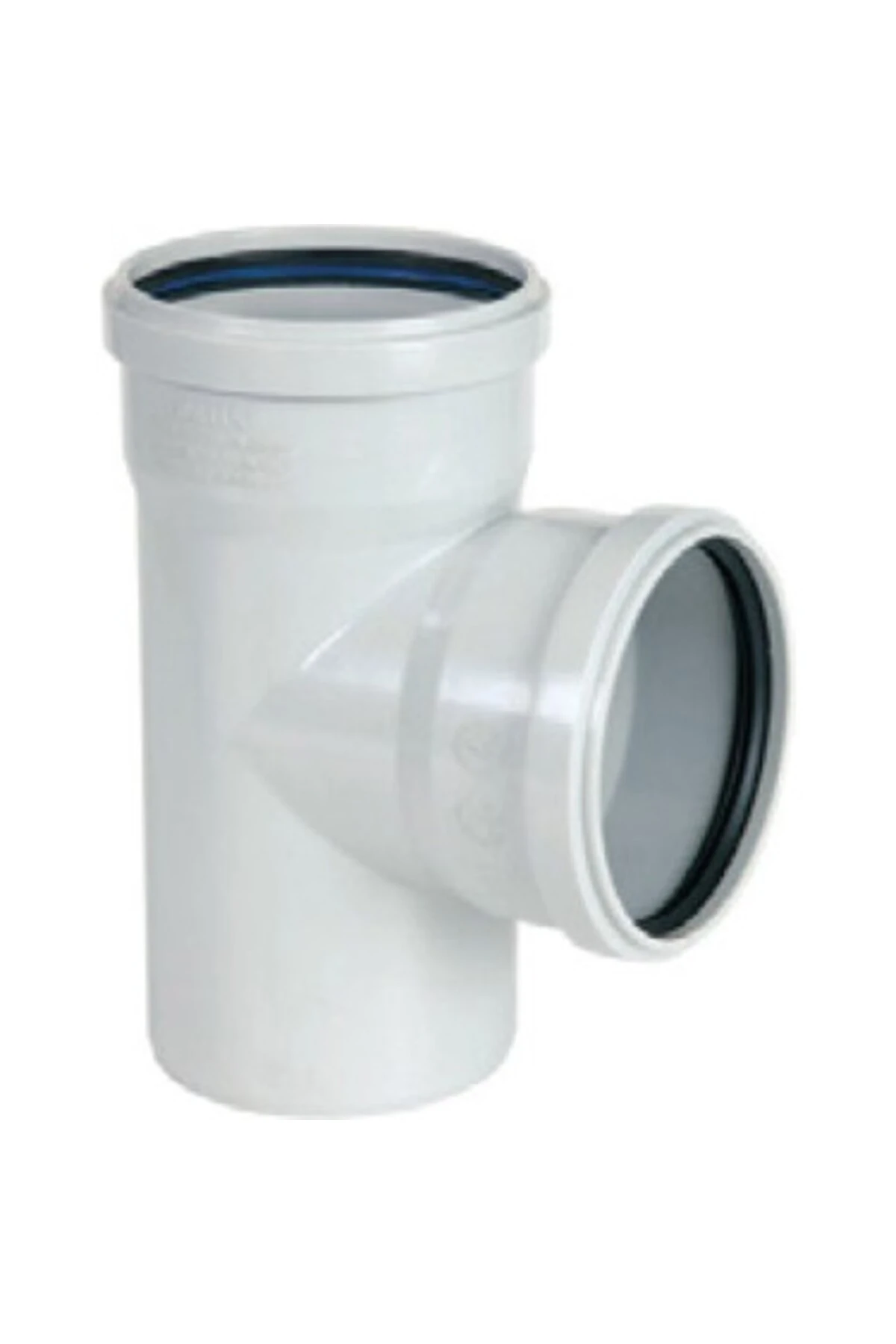 pvc atık su borusu 3,2 mm 70 x 70 te çatal