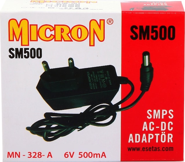 Mıcron Adaptör 6 V 500 Mah