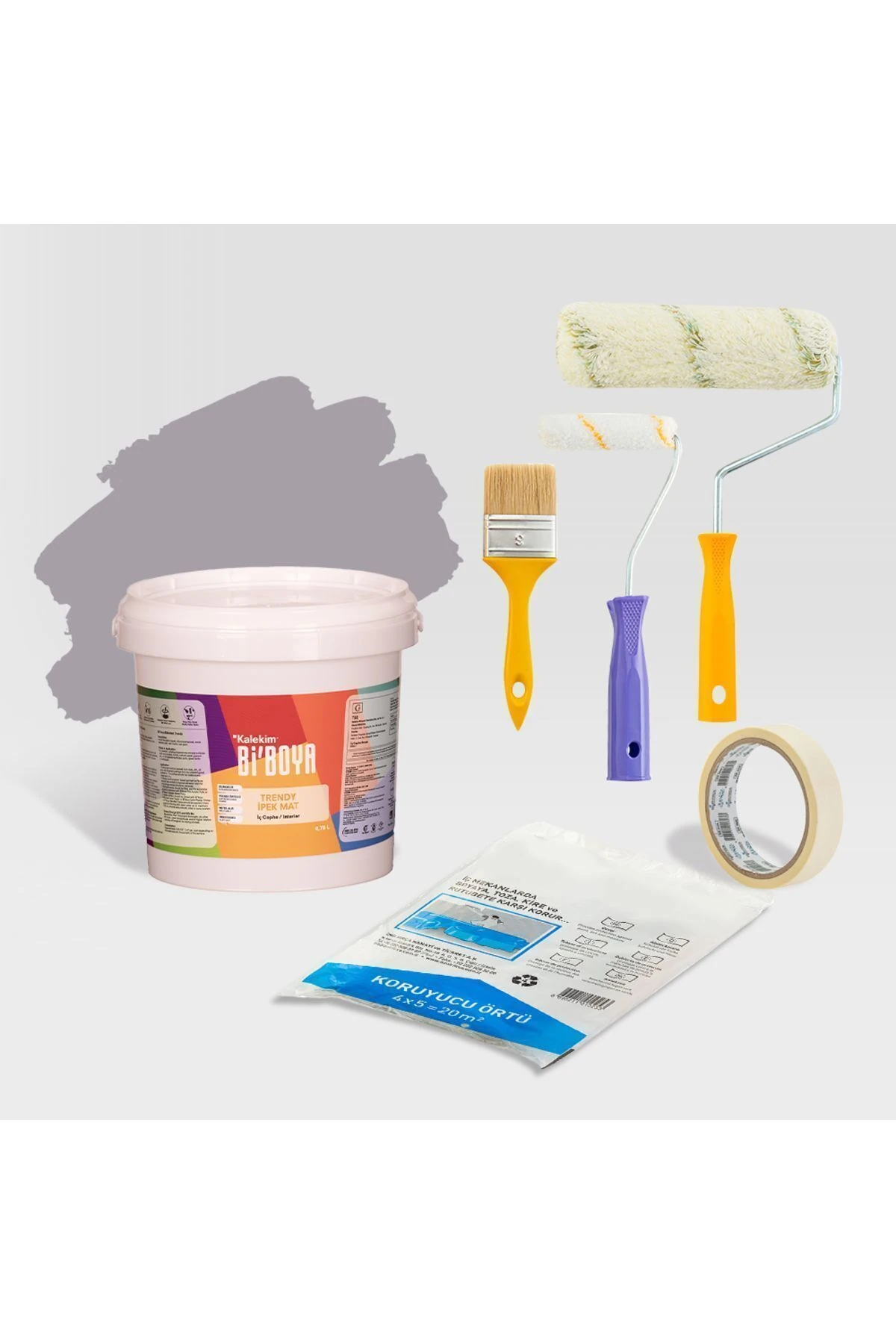 Tek Duvar Boyama Seti Lotus