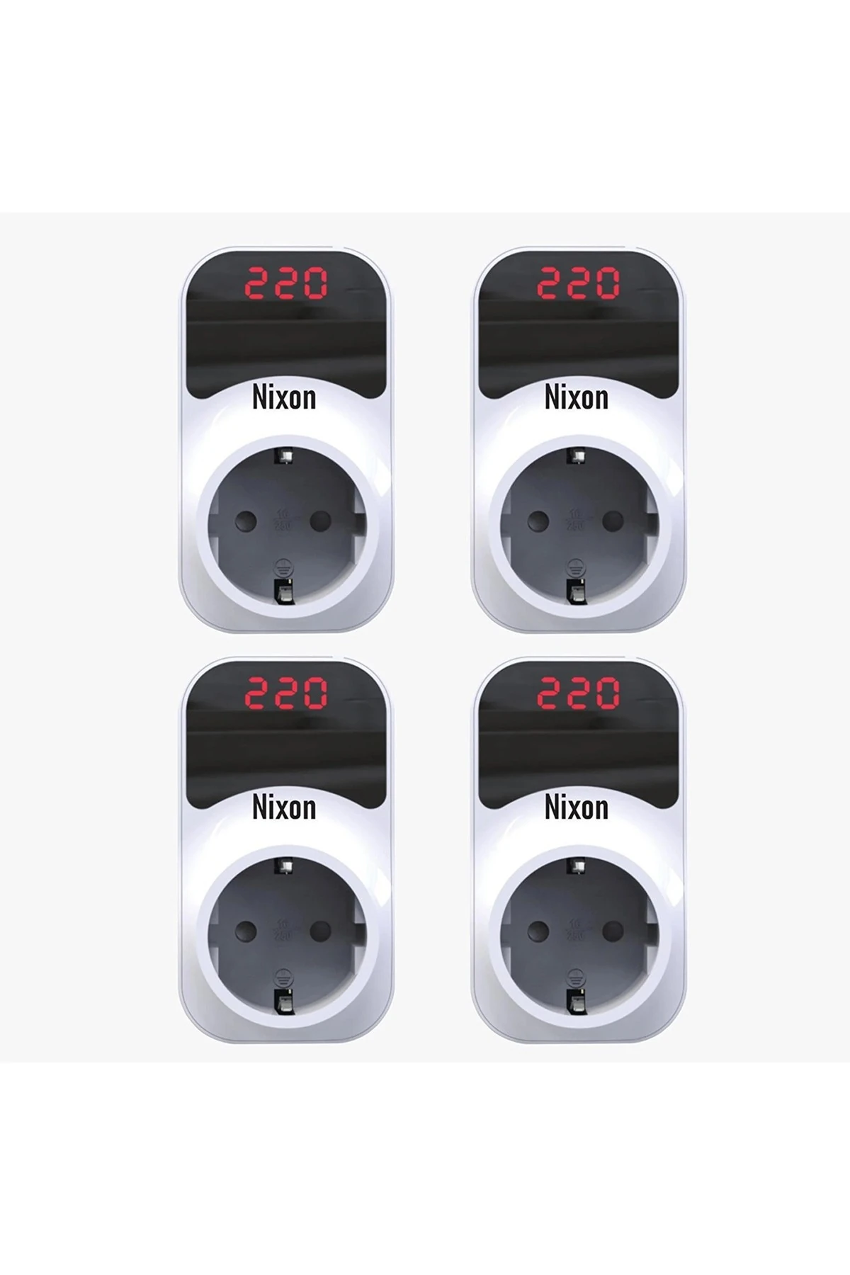 Akıllı Voltaj Koruyucu Priz 4lü