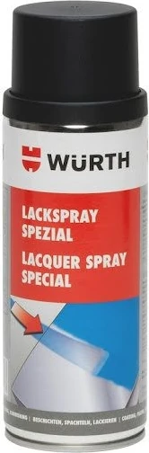 würth 650°C Isıya Dayanıklı Mat Siyah Boya 400 Ml.