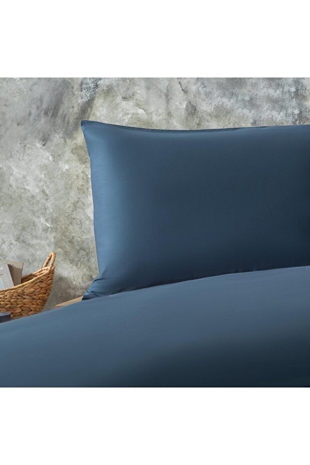 Alana Nevresim Seti King Size 230x220 Cm Mavi