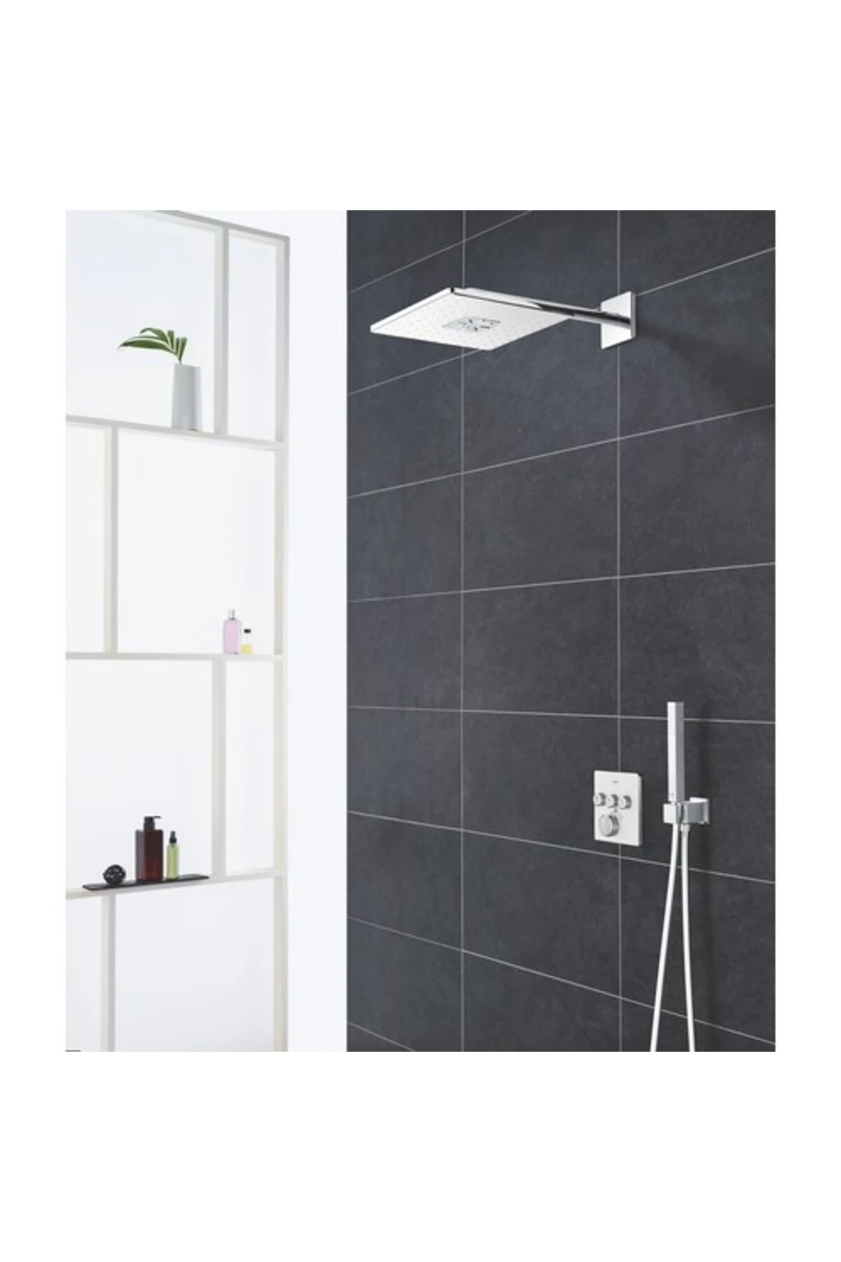 Rainshower Smartactive 310 Cube Tepe Duşu Seti 430 Mm, 2 Akışlı 26479ls0