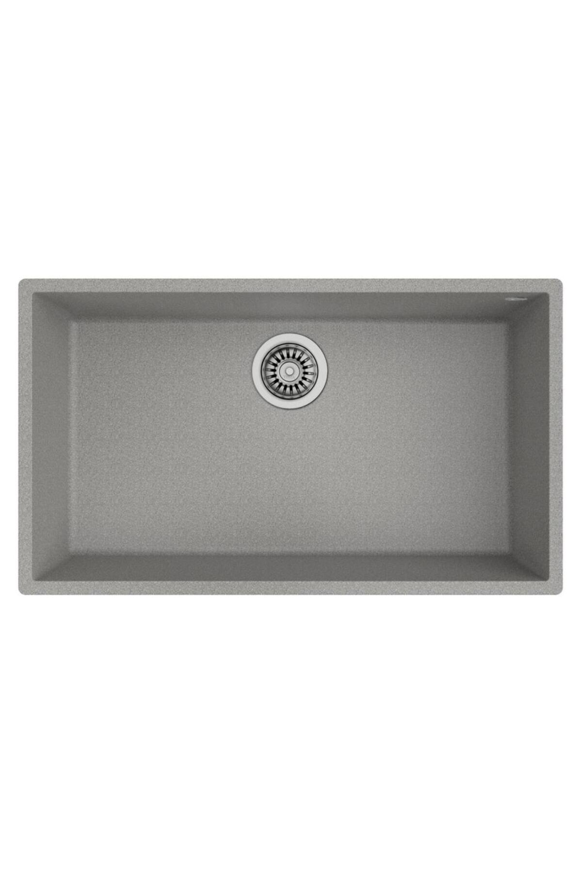 Square 72.40 Tg Stone Grey Granit Evye, Tezgahaltı