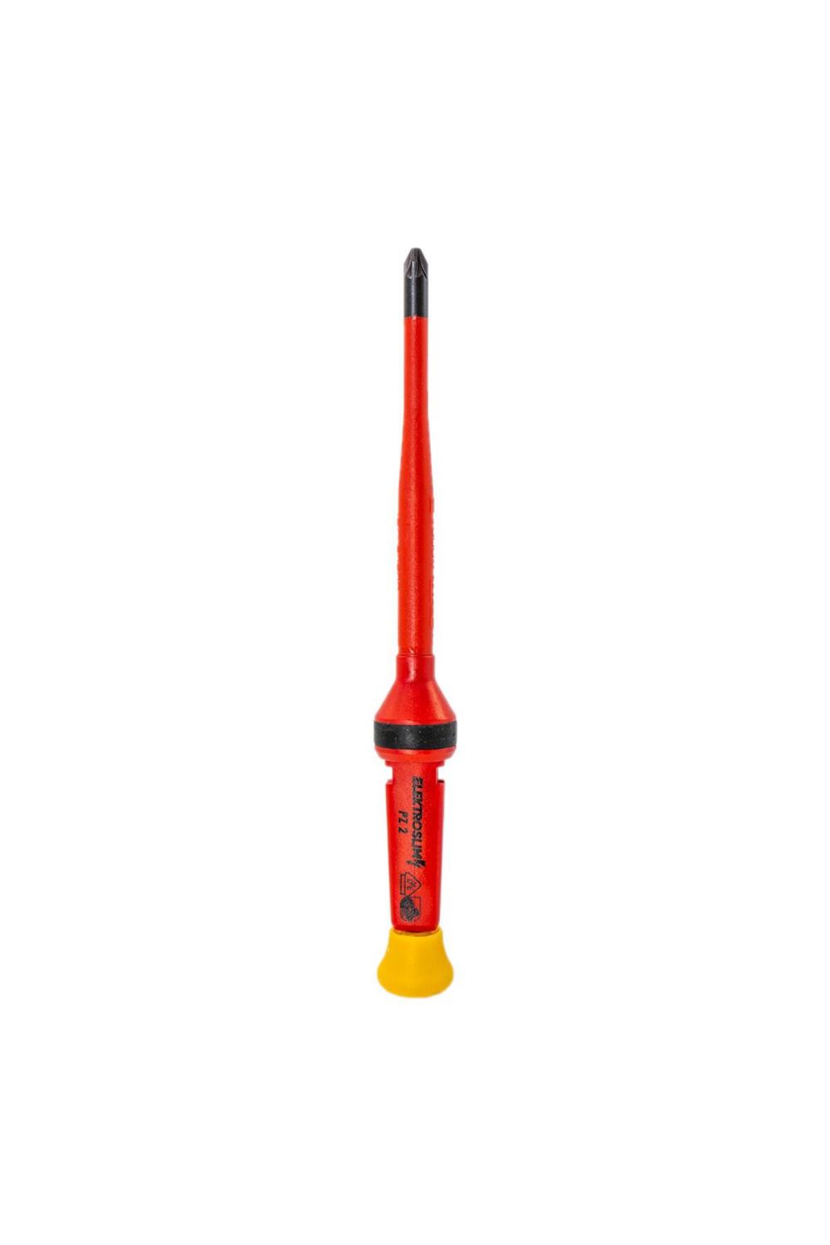 1000V Elektro Slim Yıldız Uçlu Tornavida PZ2 6x100 mm