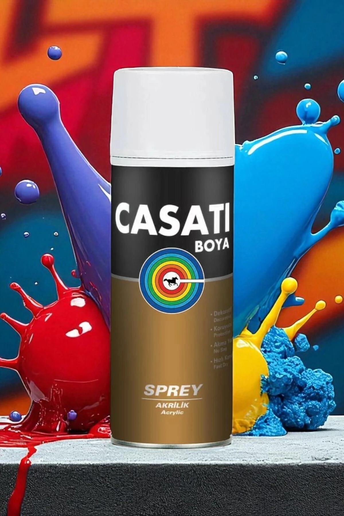 Sprey Boya 400 ml Nefti Yeşil Ral 6002