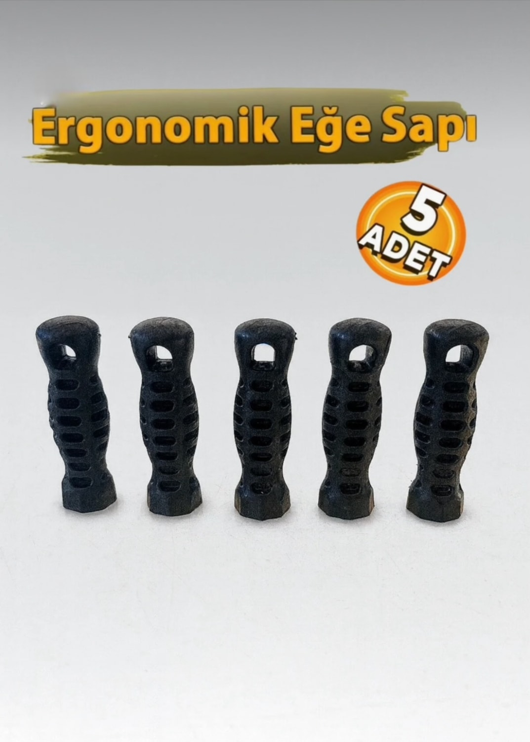 Ergonomik Motorcu Eğesi Sapı (5 Adet)