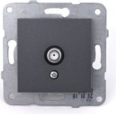 Grano Füme Uydu F Dişi Konnektör Priz Modül+Kapak