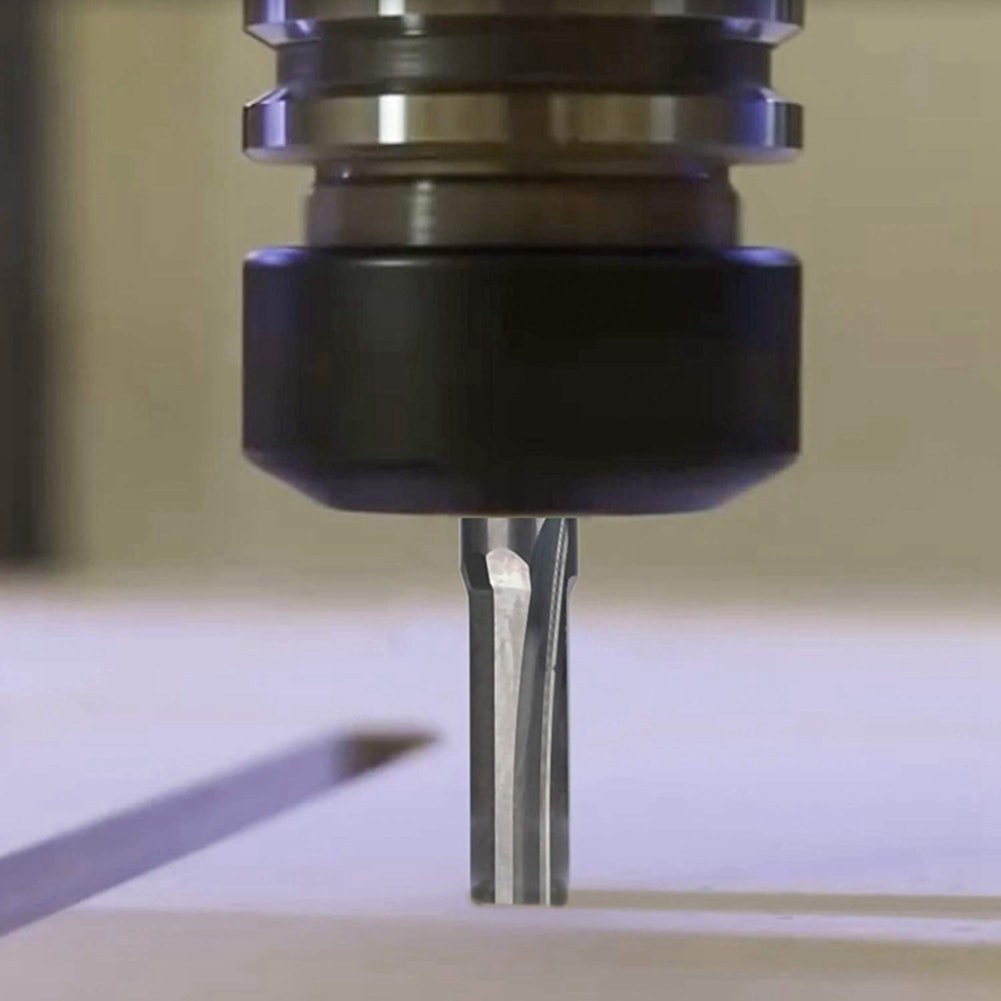 BOSCH 10 Adet 2 Flüt Cnc Freze Uçları 3.175MM Düz Yuvası Tungsten Çelik Freze Kesici Ahşap Plastik (Yurt Dışından)