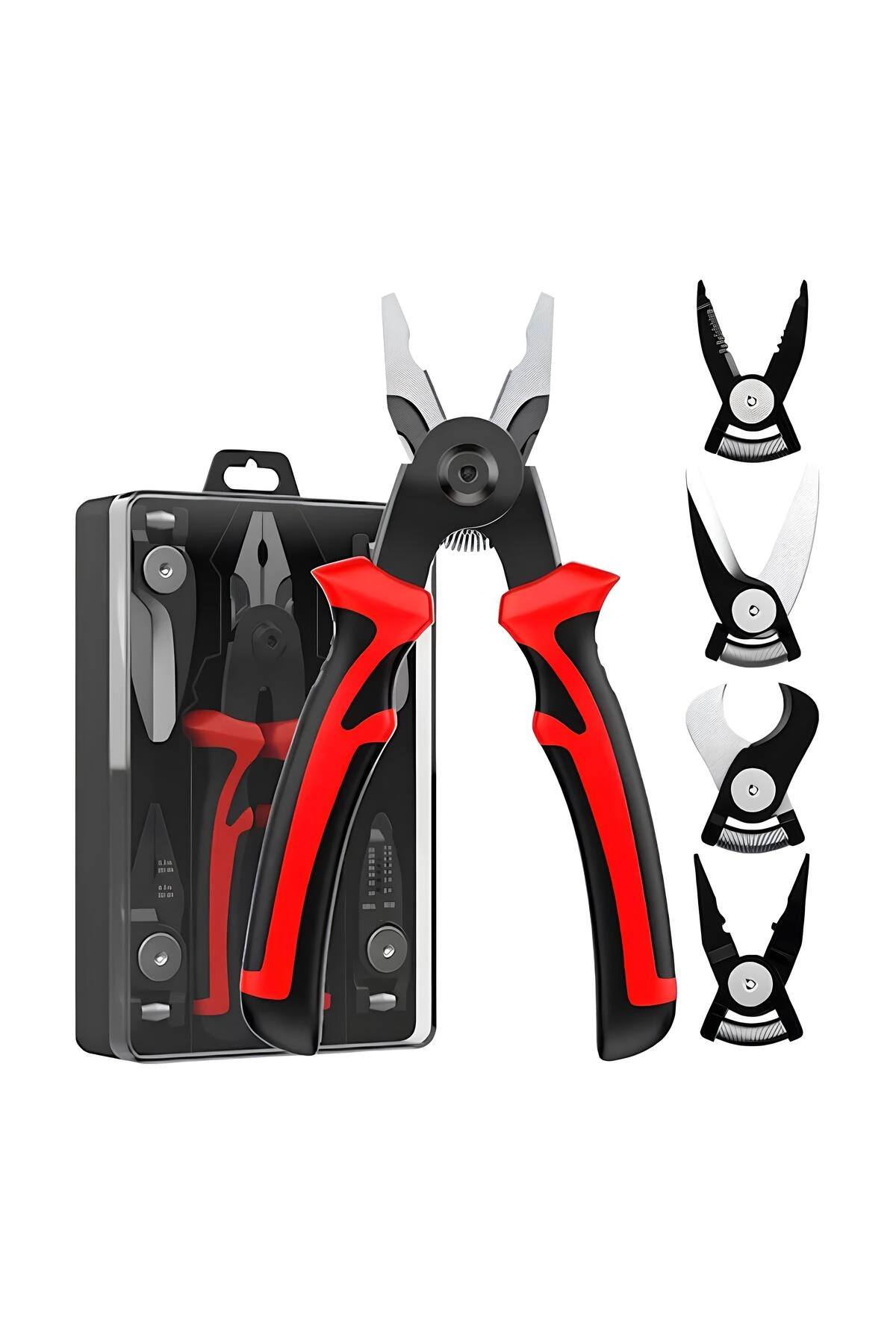 5 Başlıklı Pense Seti Kablo Pensesi Çok Amaçlı Fonksiyonlu Değiştirilebilir  2 Yıl Garanti