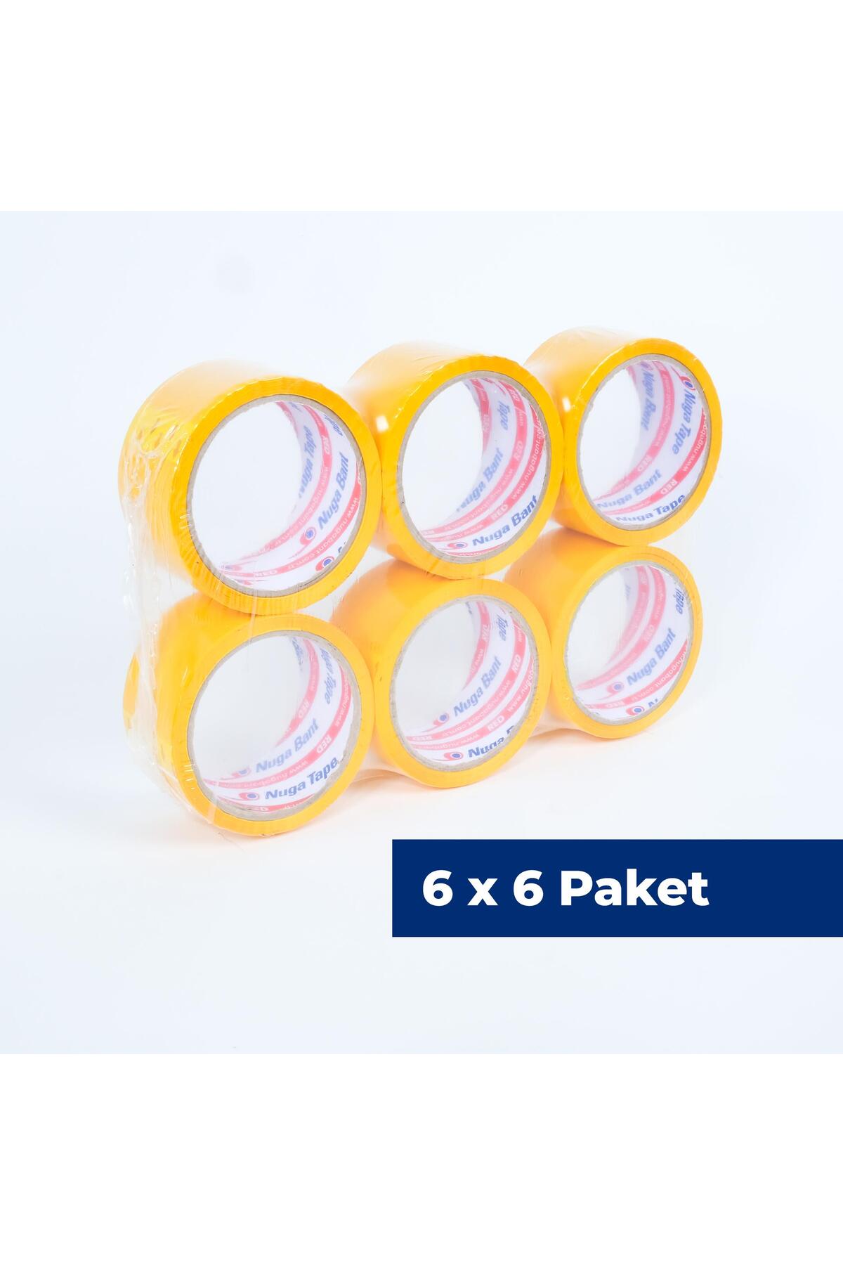 45 Mm X 40 Mt Sarı Koli Bandı 36 Adet