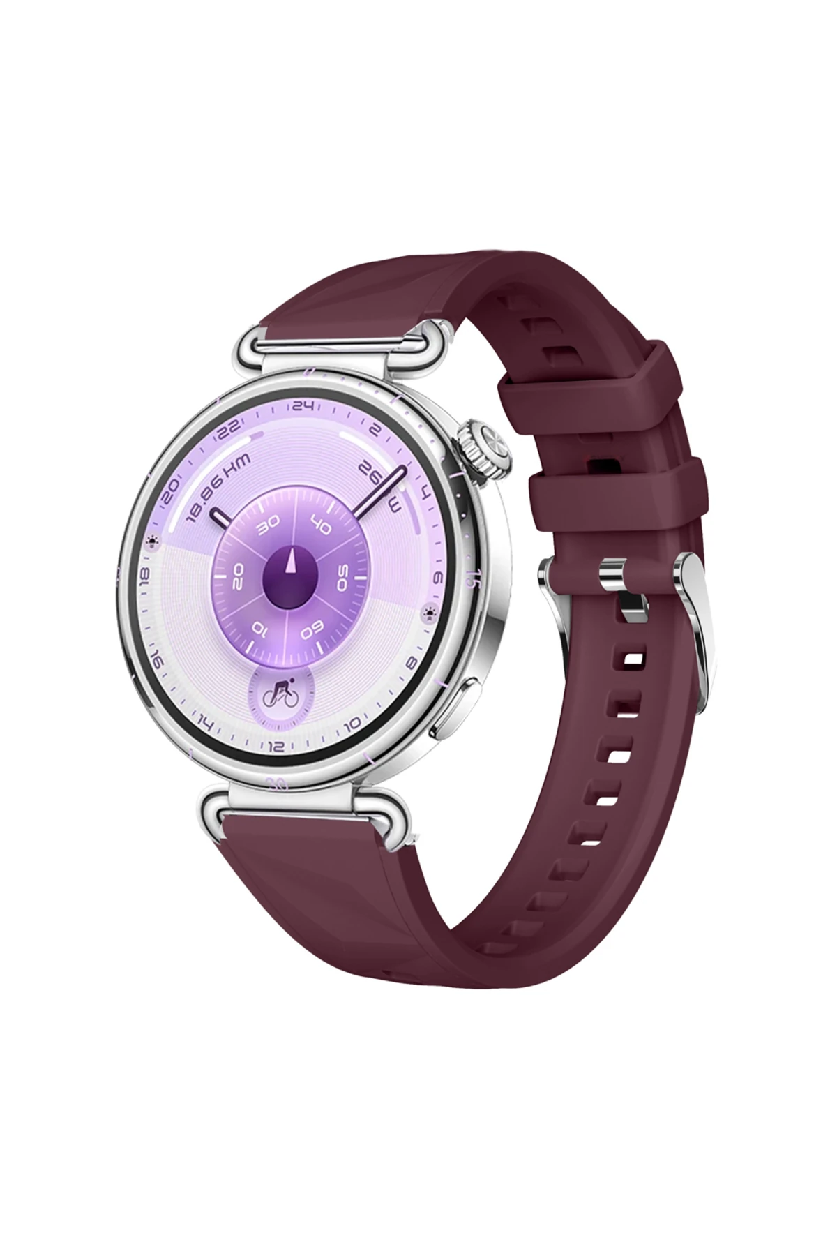 Huawei Watch GT6 41mm İle Uyumlu Prism Metal Tokalı Soft Yumuşak Silikon Kordon