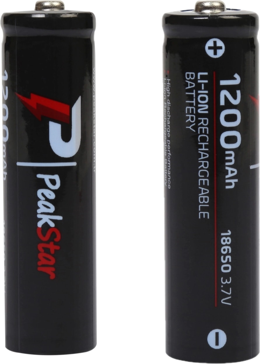 Orjinal 3.7 V 1200 Mah Şarj Edilebilir 18650 Turbo Model Li-Ion Şarjlı Pil