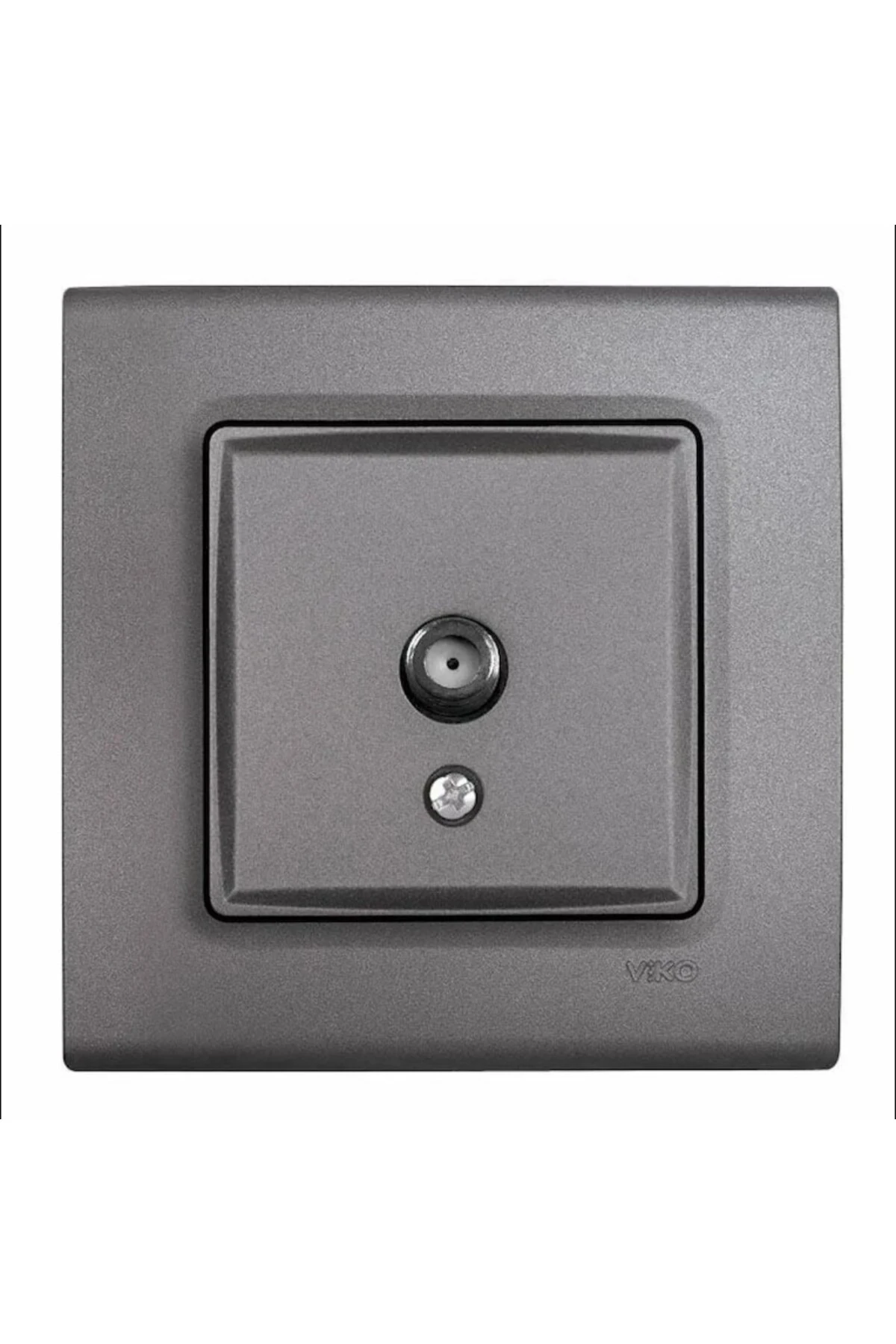 LİNNERA TV PRİZİ SONLU GRANİT GRİSİ (ÇERÇEVE DAHİL)