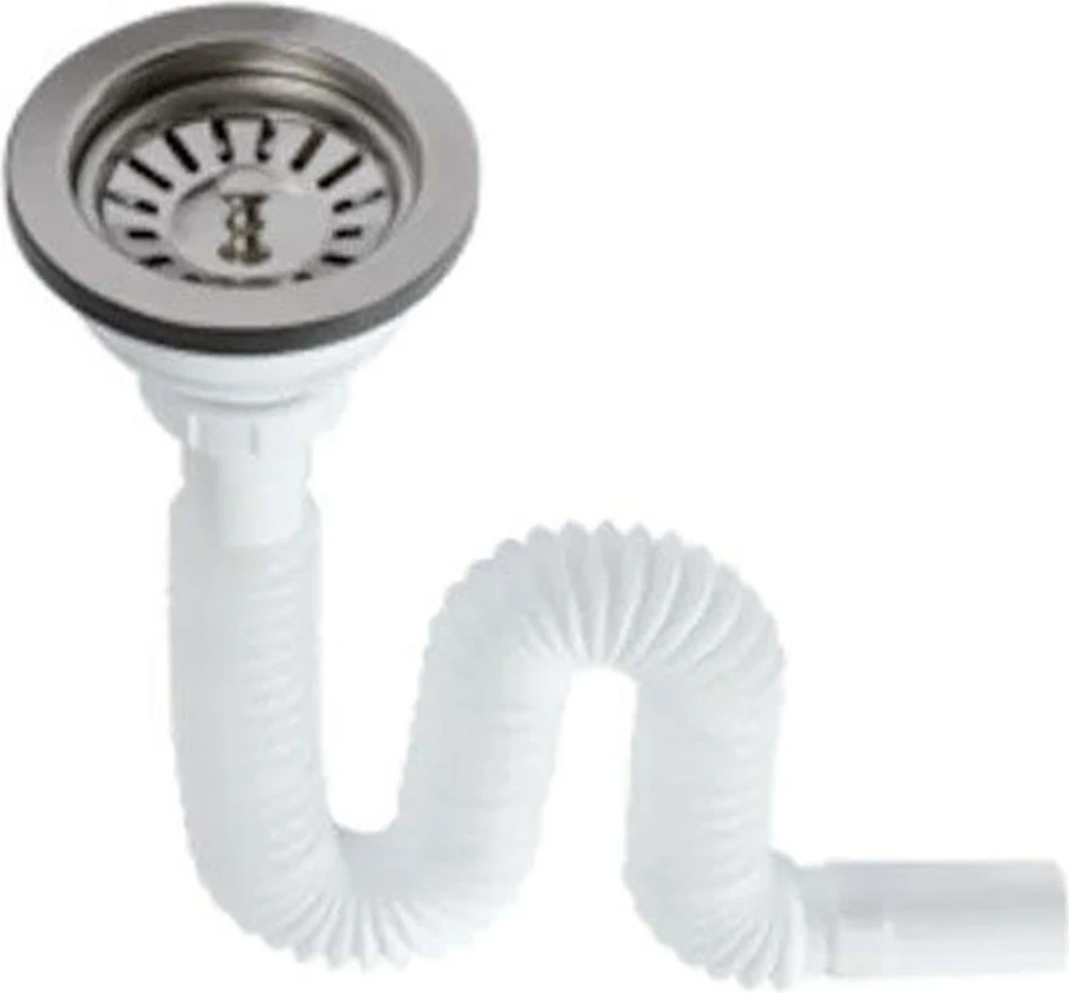 Körüklü Sifon Çöp Mak 32 Lik Çıkış Plastik Bilyalı