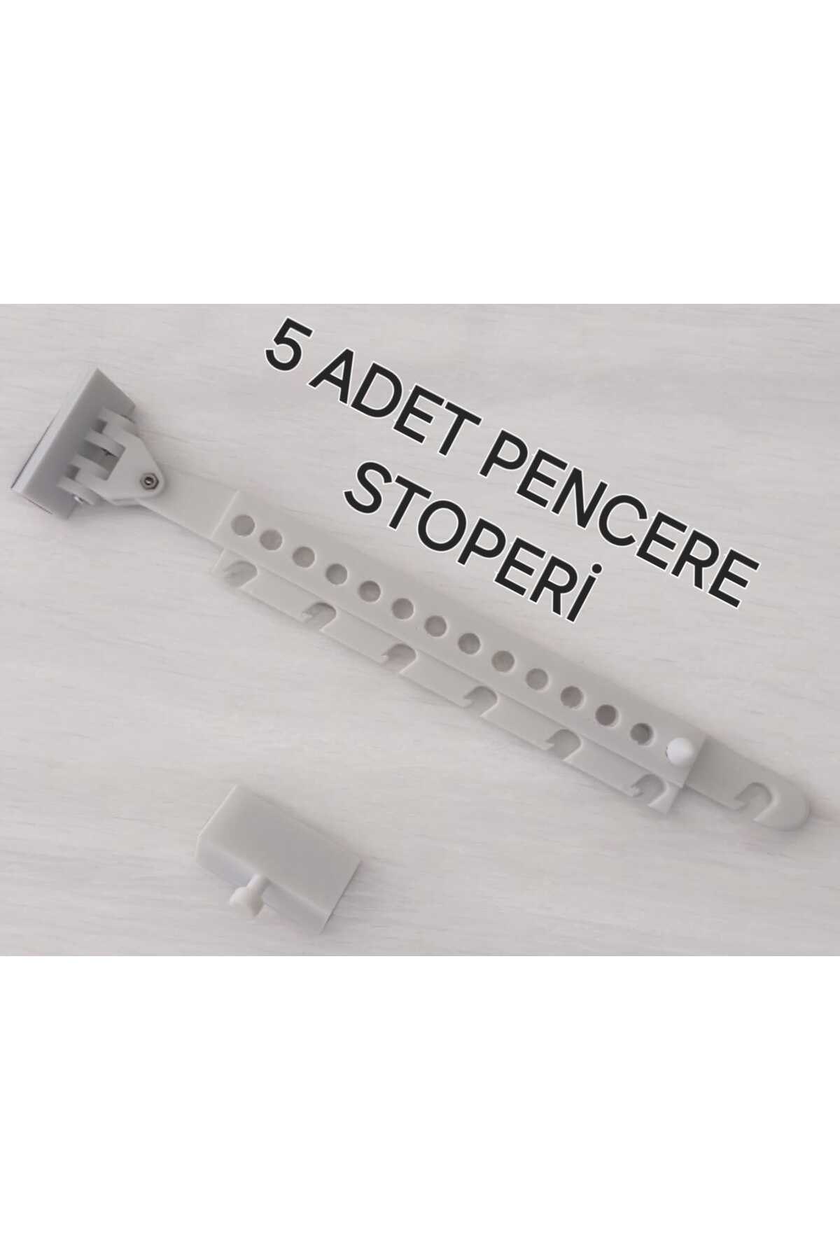 5 Adet Ayarlanabilir Plastik Pencere Kolu Kapı Cam Aralama Stoperi Kolu Tutucu Tutacağı Durdurucu Ta