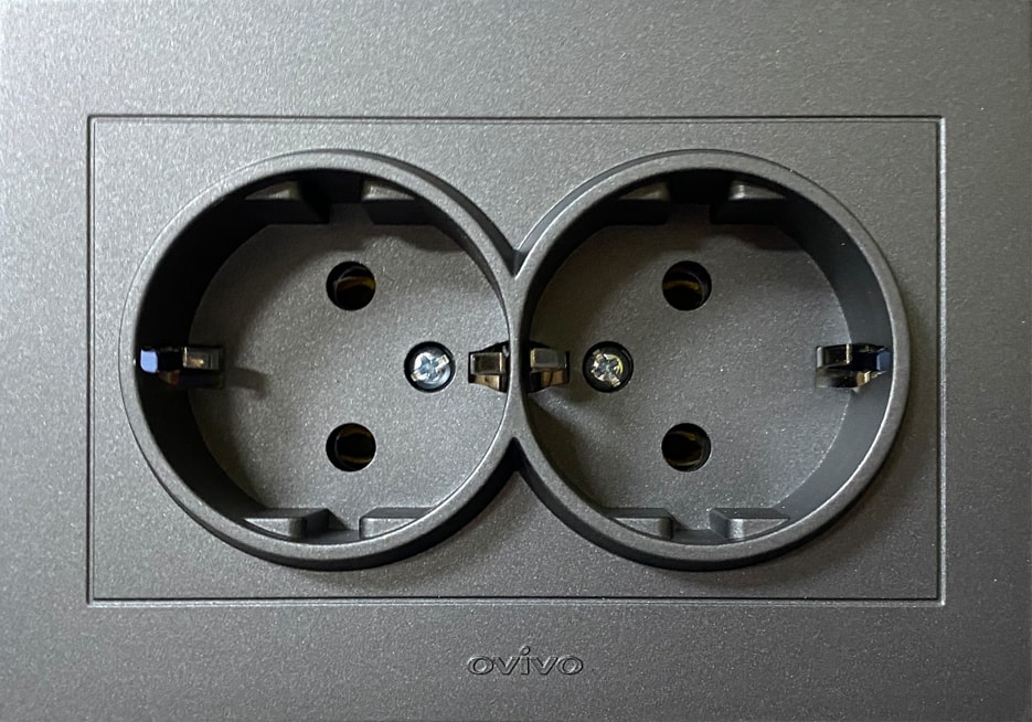 Grano Füme Ikili Priz