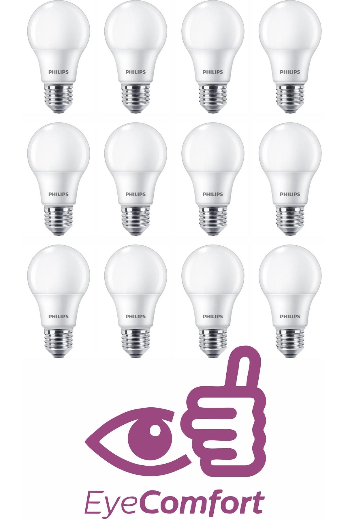 EyeComfort (GÖZ RAHATLIĞI) 12 ADET SET 8W 2700K SARI IŞIK (ORJİNAL ÜRÜNDÜR)