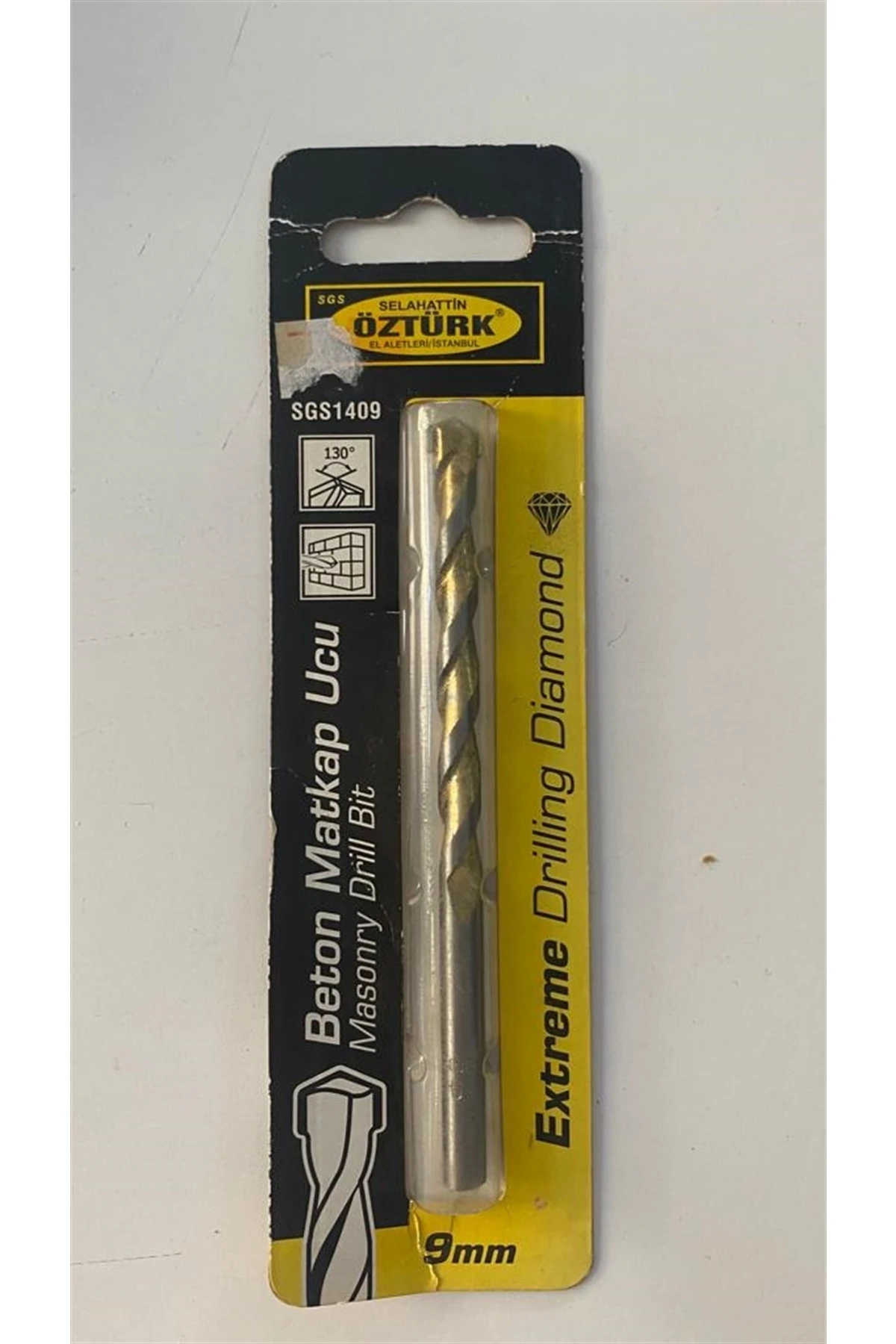 Beton Matkap Ucu 9 Mm