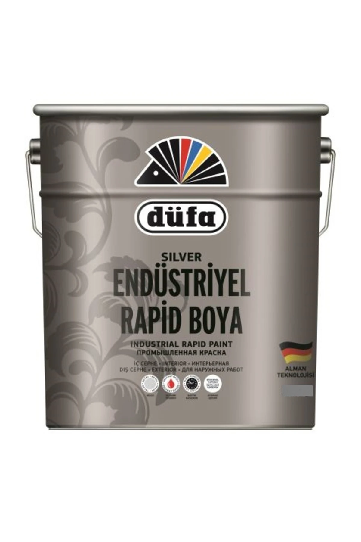 Rapid Endüstriyel Boya İpek Mat Ral 9011 Siyah 2,5 kg