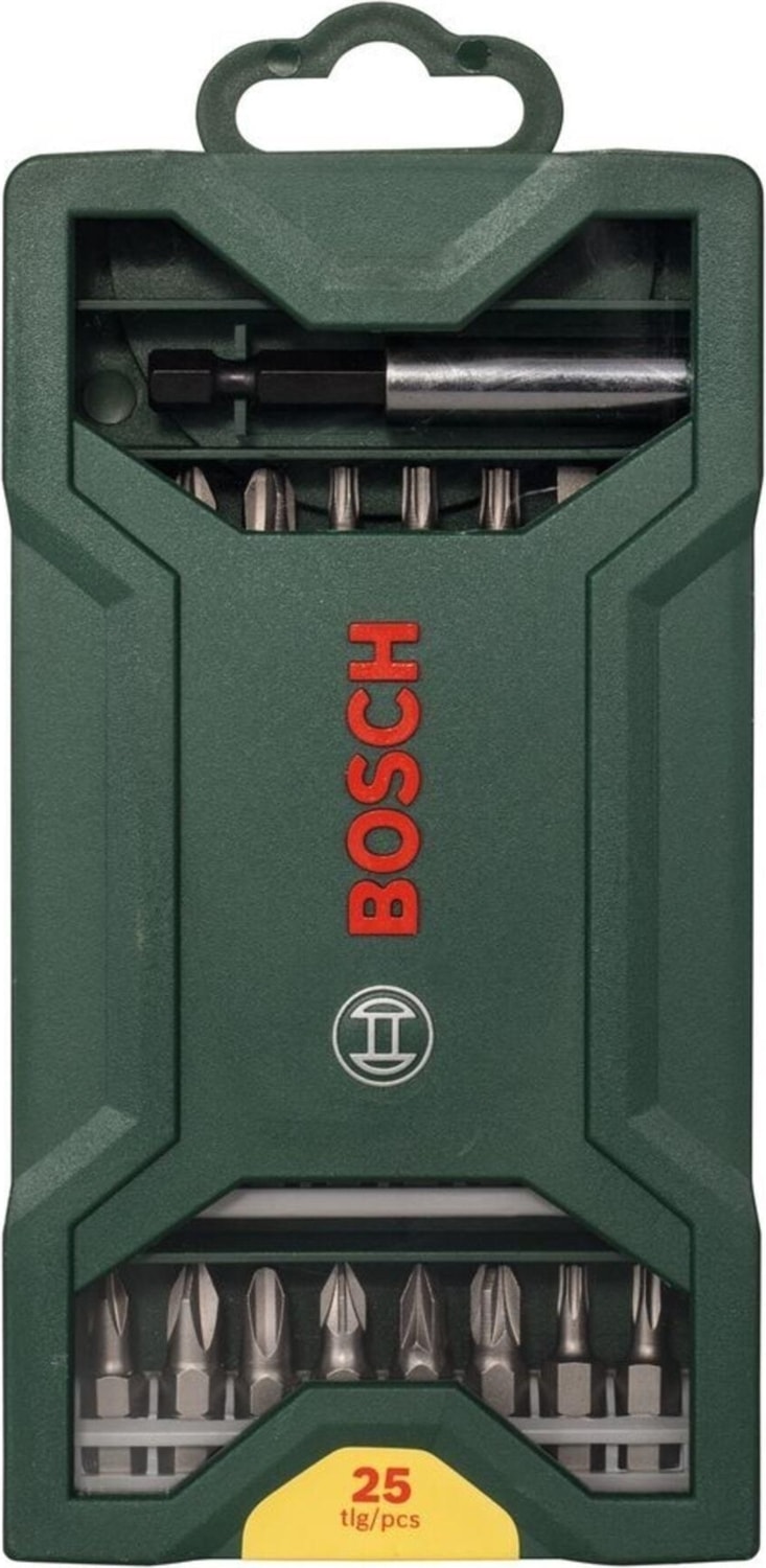 BOSCH X-Line Mini 25 Parça Vidalama Seti Akülü Matkap Ucu Seti