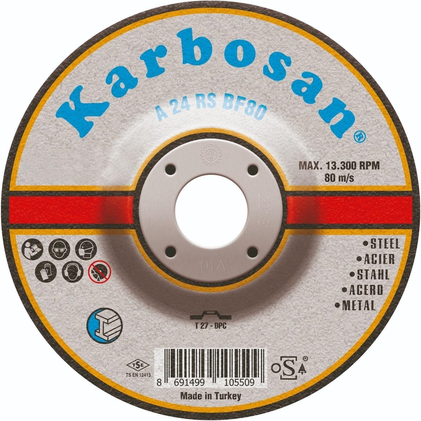 KARBOSAN Nk Flex Taşlama 180X6.4X22 (910570)