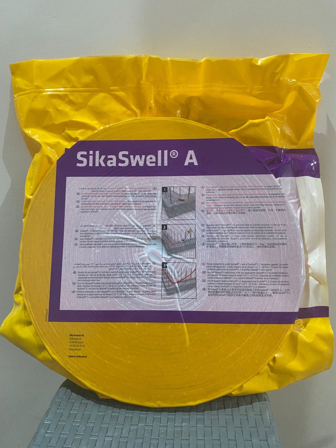swell A 20X05 Kırmızı 20 Metre Hidrofilik Şişebilen Derz Sızdırmazlık Profilleri