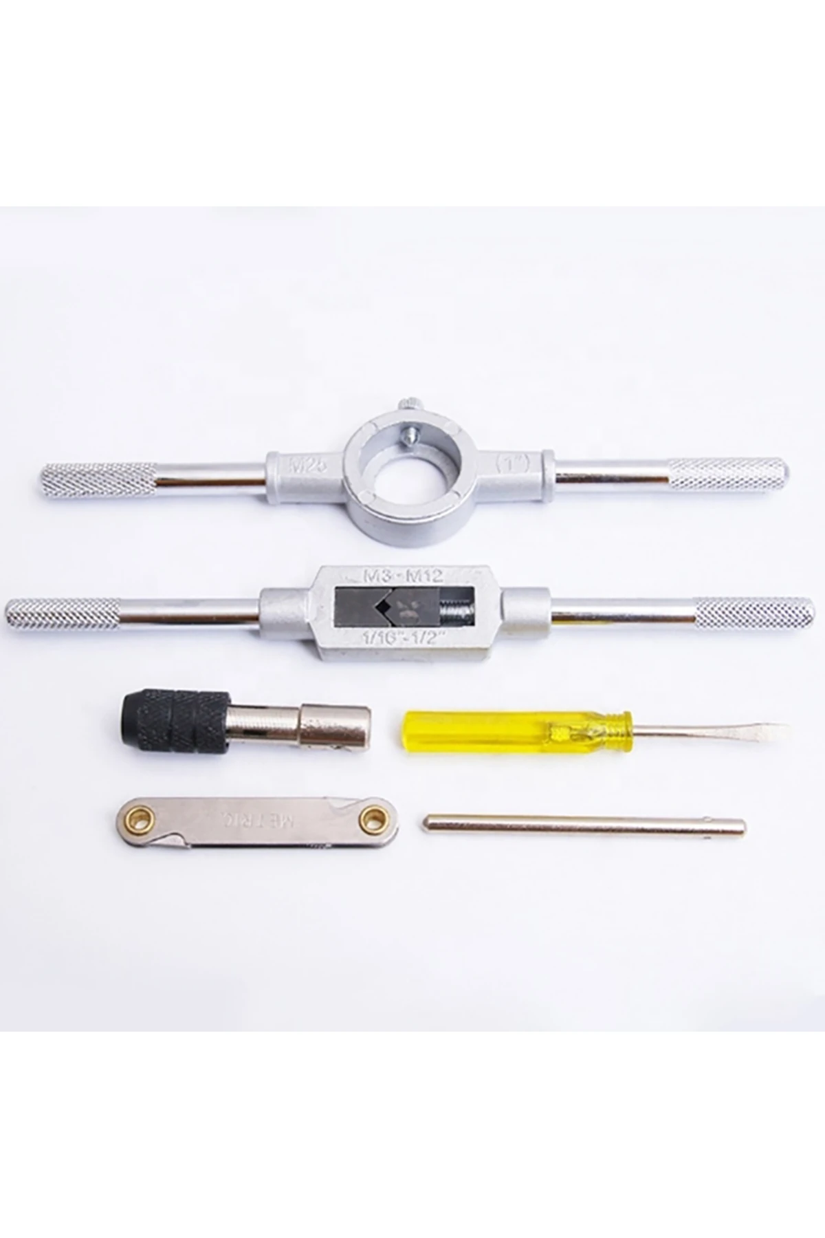 Bernel 40 Parça Klavuz Pafta Seti Metrik Set Kılavuz Pafta