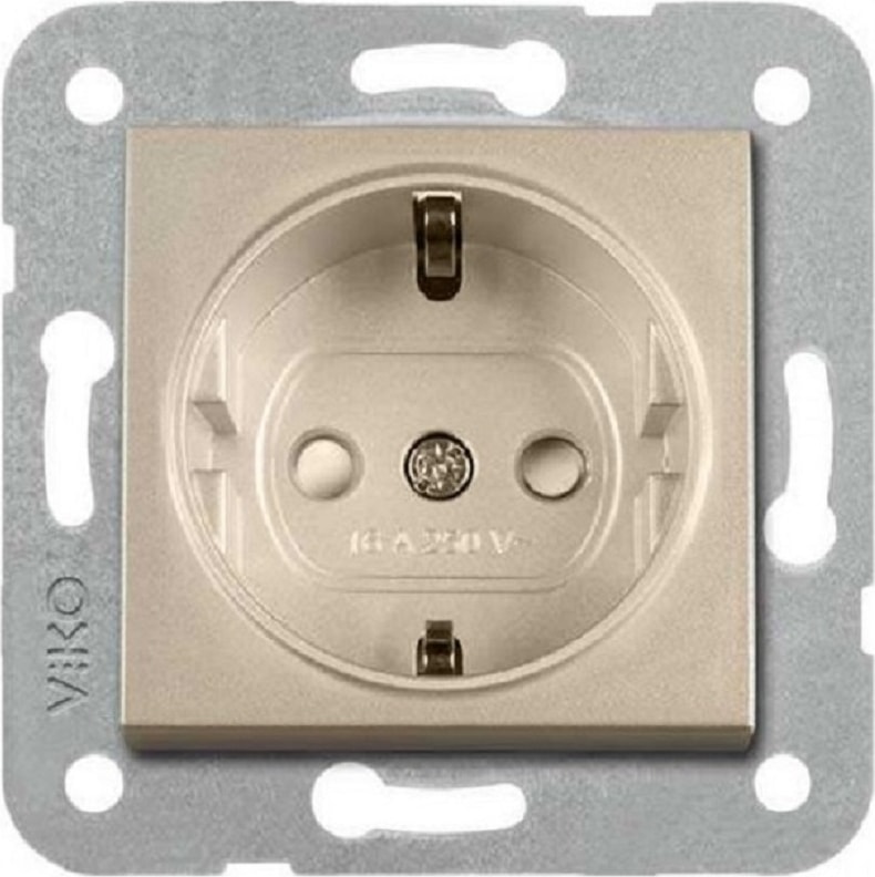 Artline Novella Trenda Bronz Çocuk Korumalı Topraklı Priz Çerçevesiz