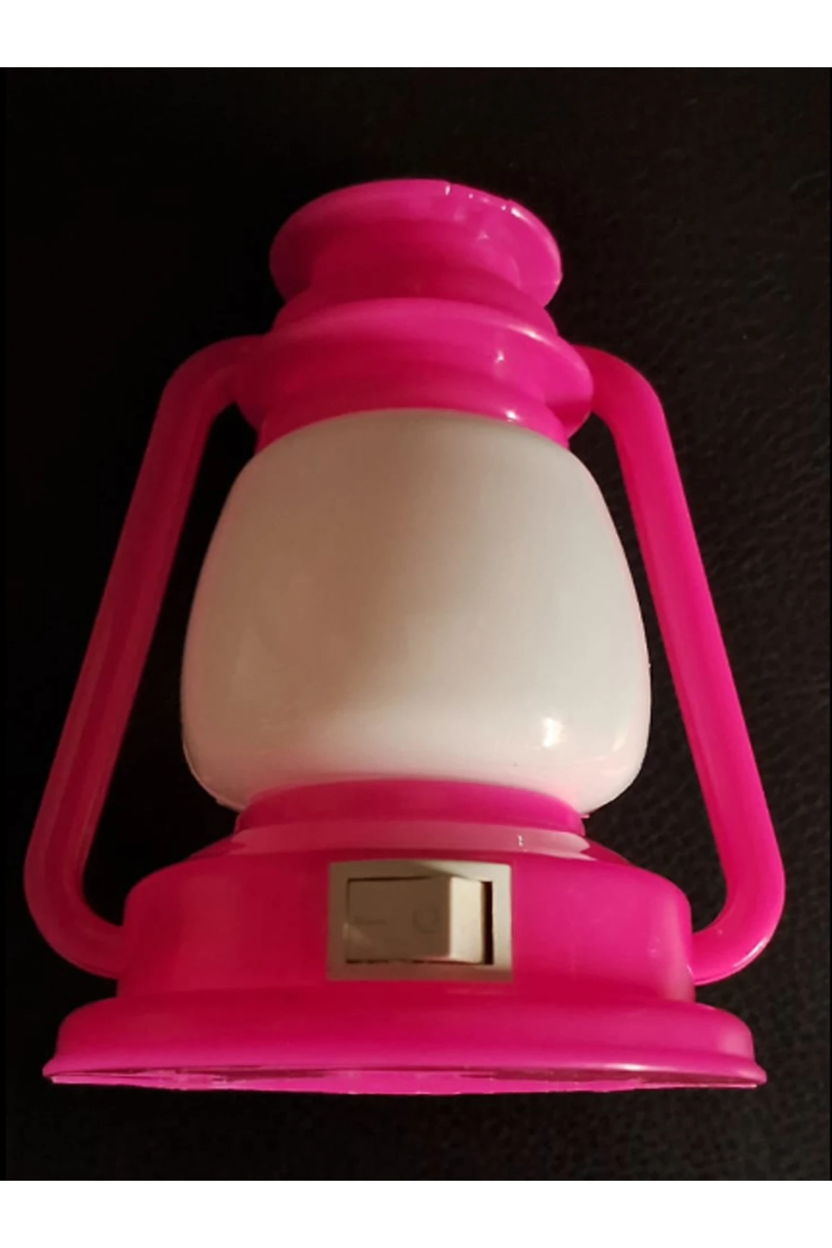 GAZ LAMBASI MODELLİ ANAHTARLİ BEYAZ IŞIK GECE LAMBASI