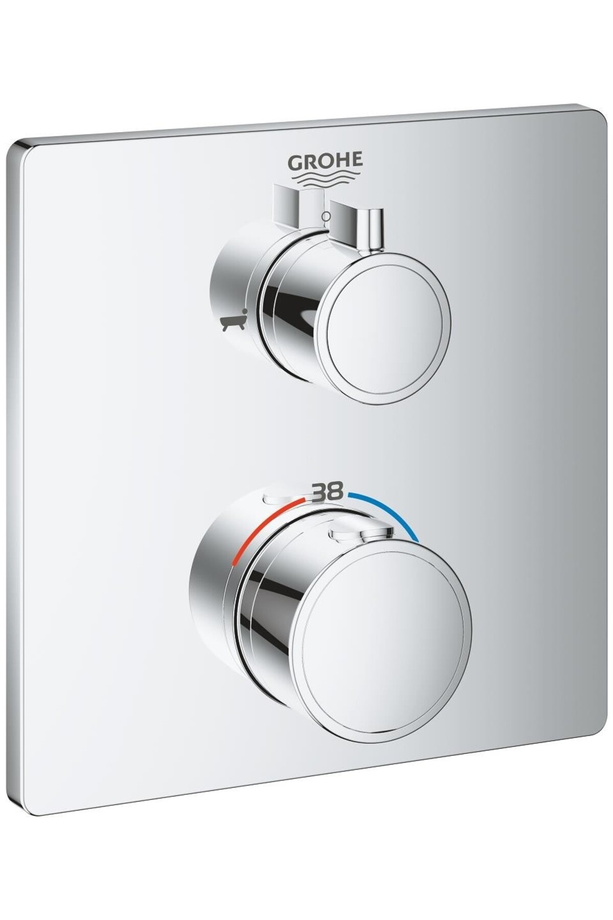 Grohtherm Termostatik Banyo Duş Bataryası 2 çıkışlı divertörlü- 24080000