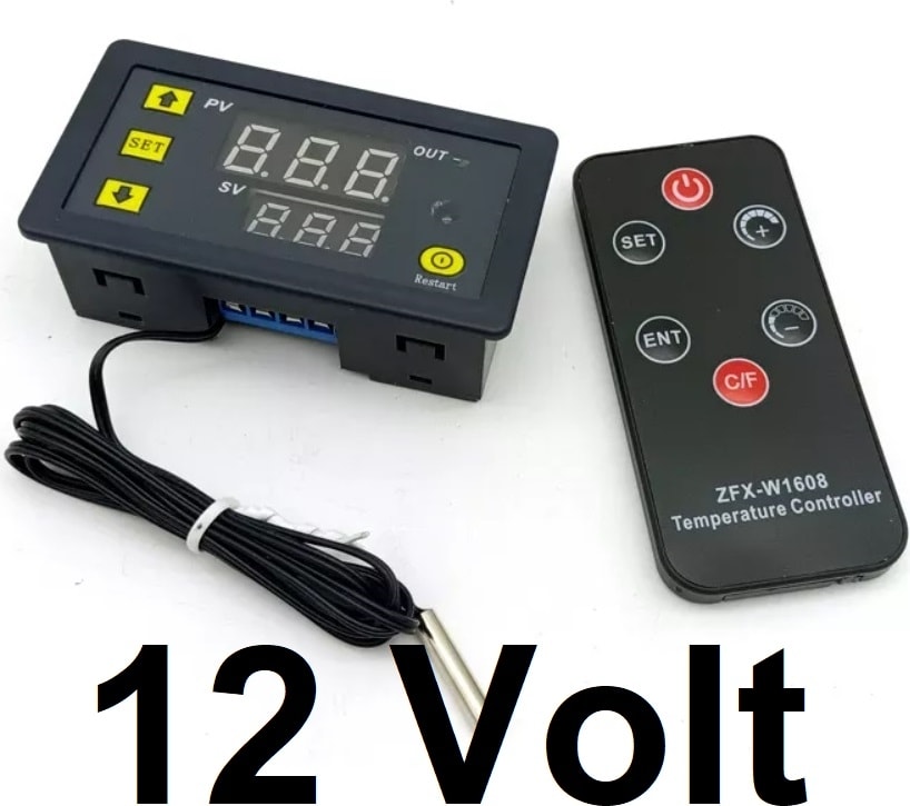 W3231 12VOLT 10A Uzaktan Kumandalı Termostat
