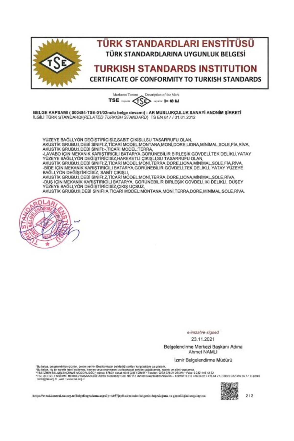 Ar Lunetta Eviye Bataryası Yuvarlak Borulu 102118119