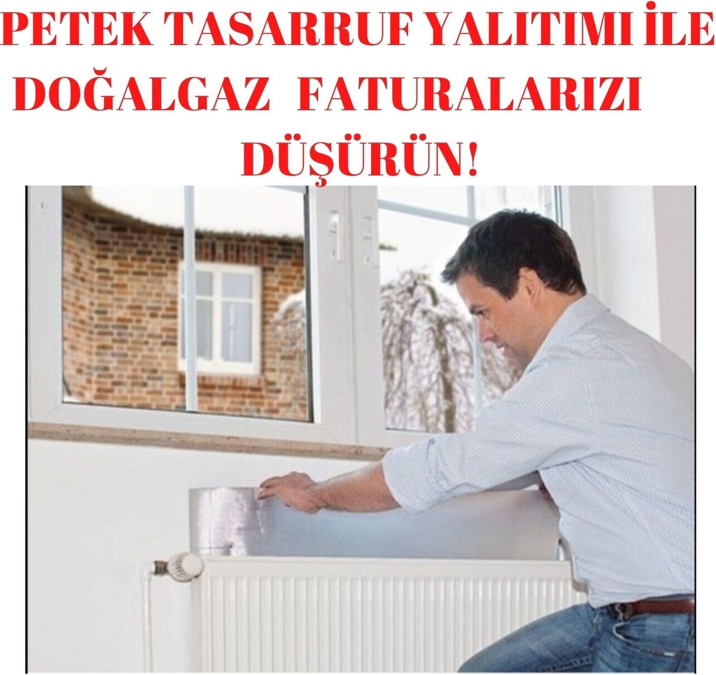 Yalıtım Levhası Radyatör Arkalığı Arkası Levha Ses Isı Yalıtım Malzemesi 5 Adet