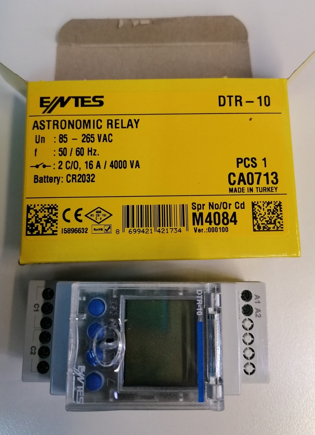 Dtr-10 Astronomic Relay Zaman Saati