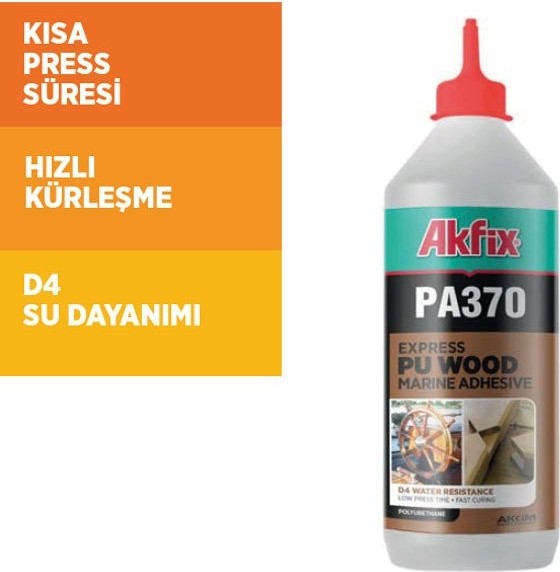 PA370 Poliüretan Ekspres Deniz Tutkalı 500GR