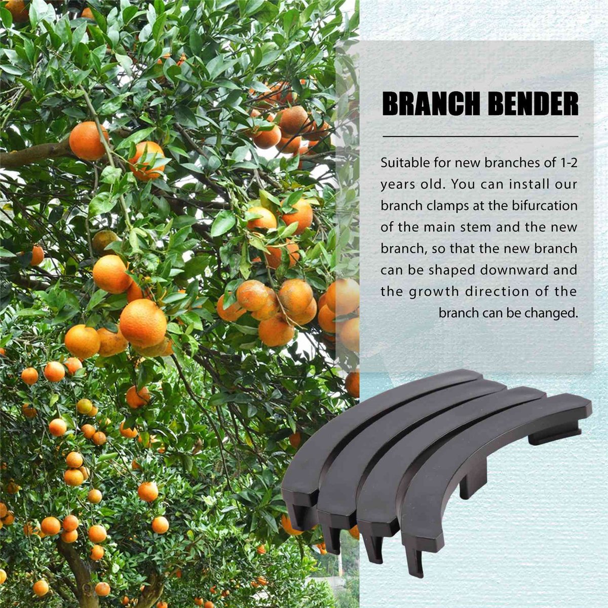 10 Adet Meyve Ağacı Şekillendirici Şube Bender Bitki Eğitmeni Bükme Klipleri Dal Kelepçeleri Bonsai Şekilli Dal Klipsi Bükme Aracı (Yurt Dışından)
