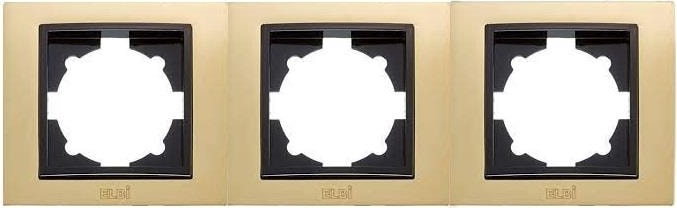 Zena Platin Altın Siyah 3lü Çerçeve