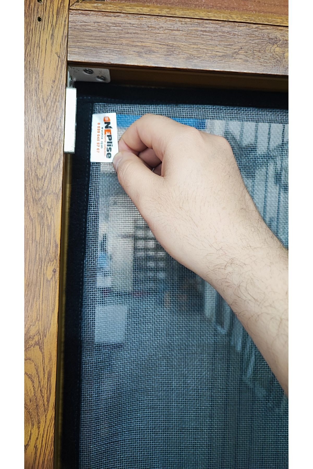 Pratik - Hazır Sineklik 80 X 220 Cm Kapı Sinekliği - 80 X 150 Pencere Sinekliği (2'li Paket)