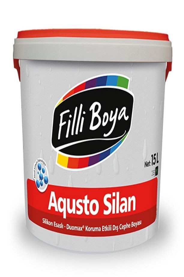 Filli Bpya Aqusto Silan Silikonlu Dış Cephe Boyası 15 L. Beyaz