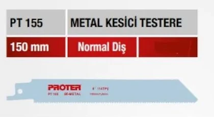 PT155 150MM Tilki Kuyruğu Testere Ucu