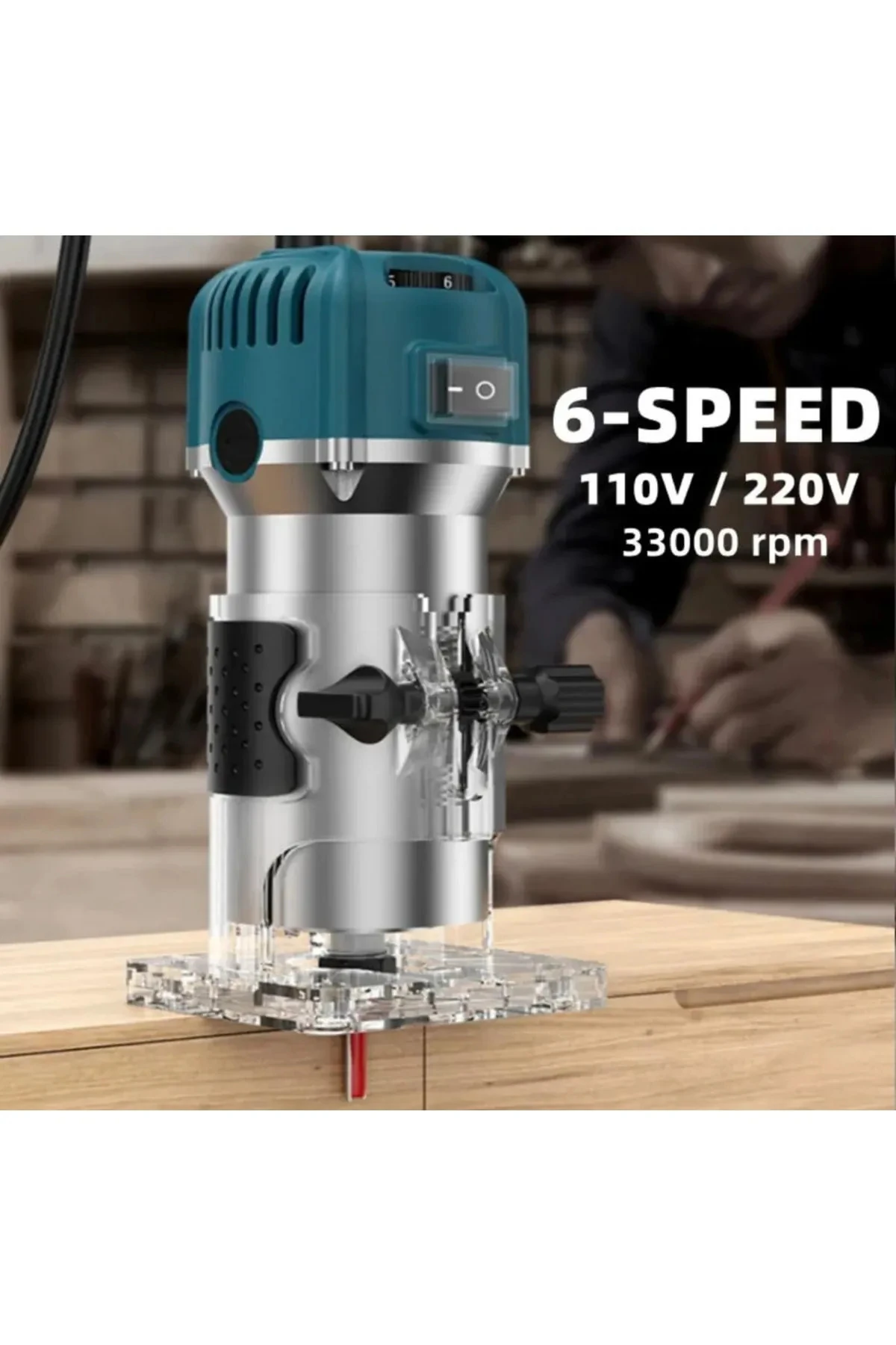 Bakır Sargı 3600w Formika Freze Makinesi-6 Mm Uçlu,2 Yıl Garantili,profesyonel Traşlama