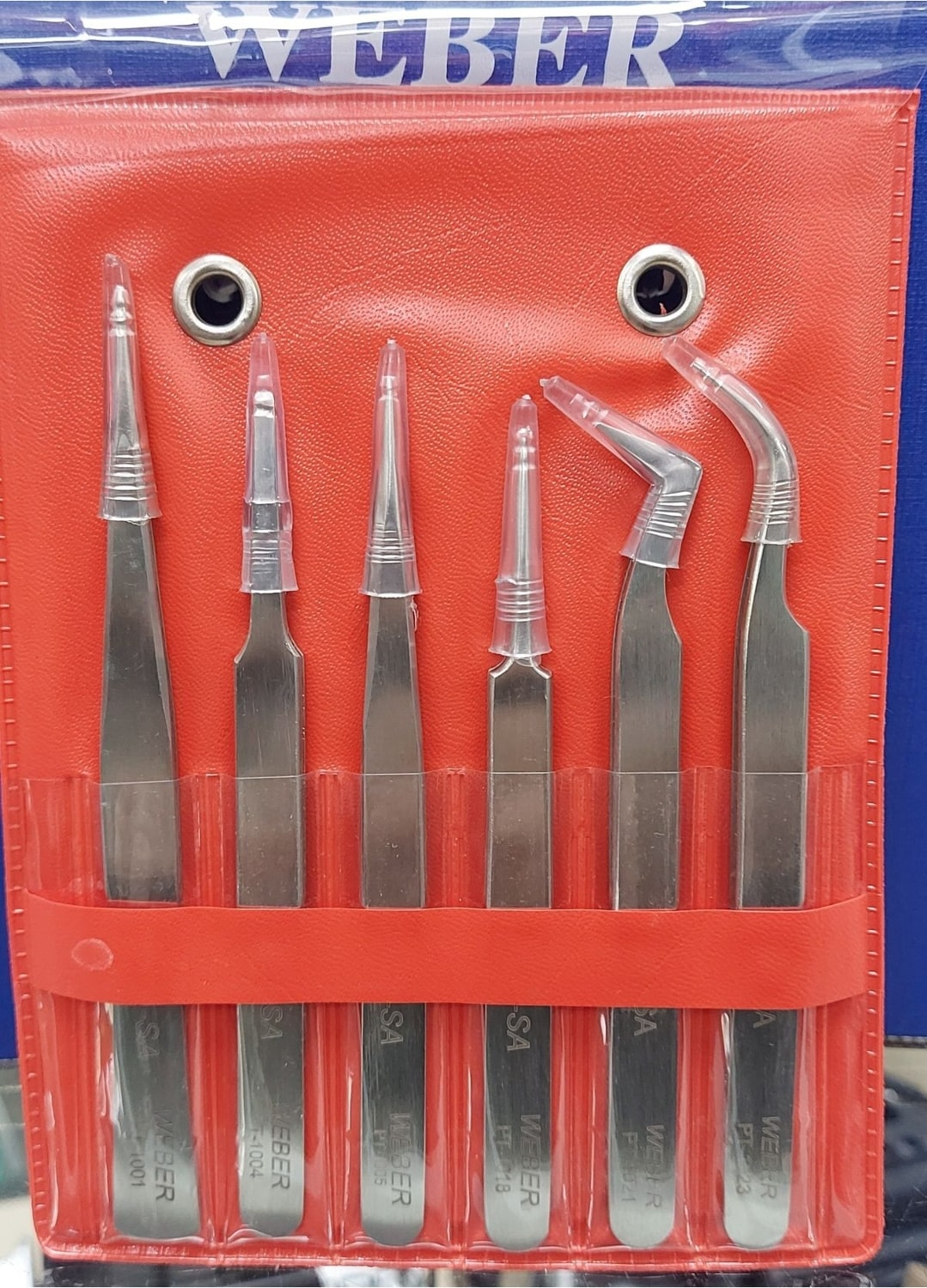 WEBER Pt Set 6 - Elektronikçi  Cımbız Seti - 6 Adet ( AA-2ASA-3-5SA-6SA-7 )
