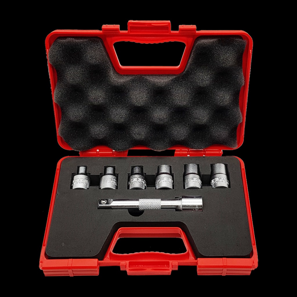 Izeltaş 7 Parça 1/2" Star Lokma Takımı